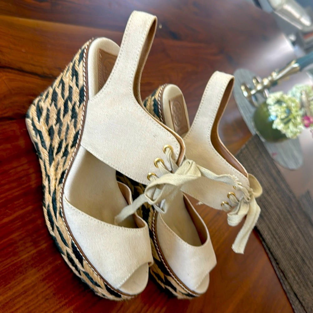 Tory Burch Platform Espadrille Sandal